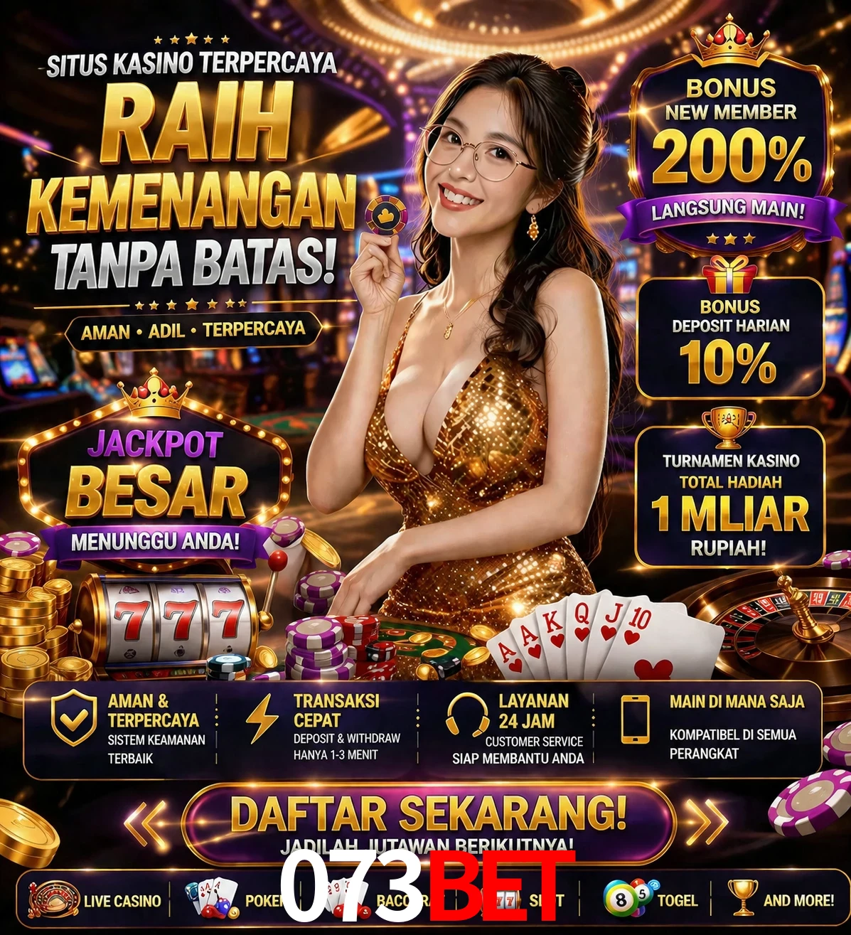 Roleta e blackjack 073bet